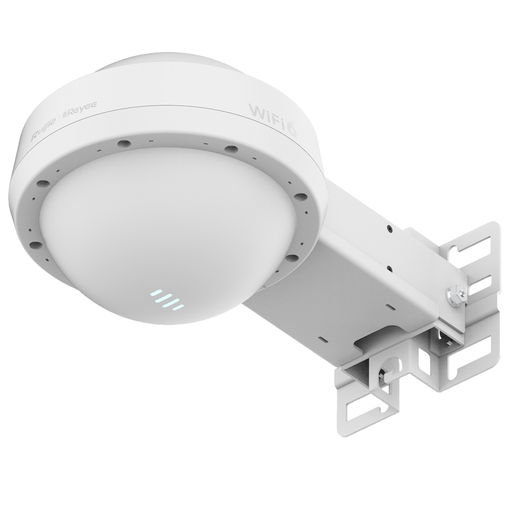 RG-RAP6
AP Omnidireccional Exteriores IP68 Wi-Fi 6
Frecuencia 2.4 y 5 GHz
Soporta 802.11a/b/g/n/ac/ax
Velocidad transmisión hasta 3000 Mbps / 160MHz
Antenas MU-MIMO 2x2:2 en 2.4GHz, 2x2:2 en 5GHz