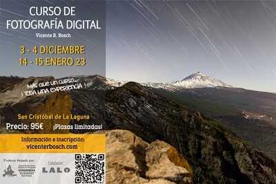 Cursos de fotografía digital invierno Tenerife 2023