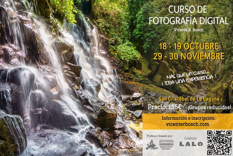Curso de fotografía digital Tenerife OTOÑO- INVIERNO 2025-26