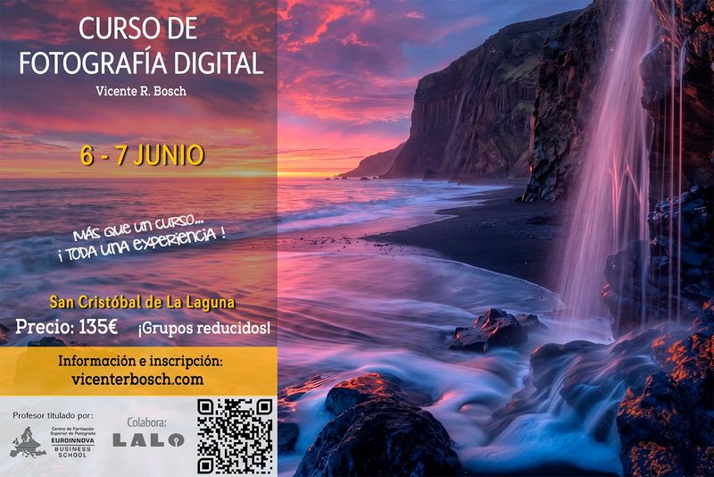 Curso de fotografía digital Tenerife PRIMAVERA 2026