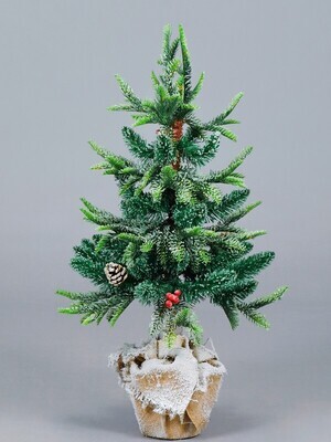 Christmas tree in a pot Malibu (wet snow) (120cm)