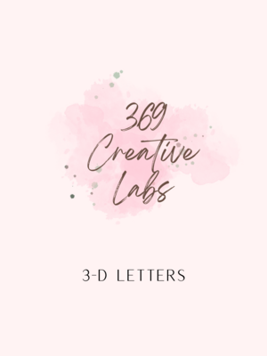 3D Letters All Themes