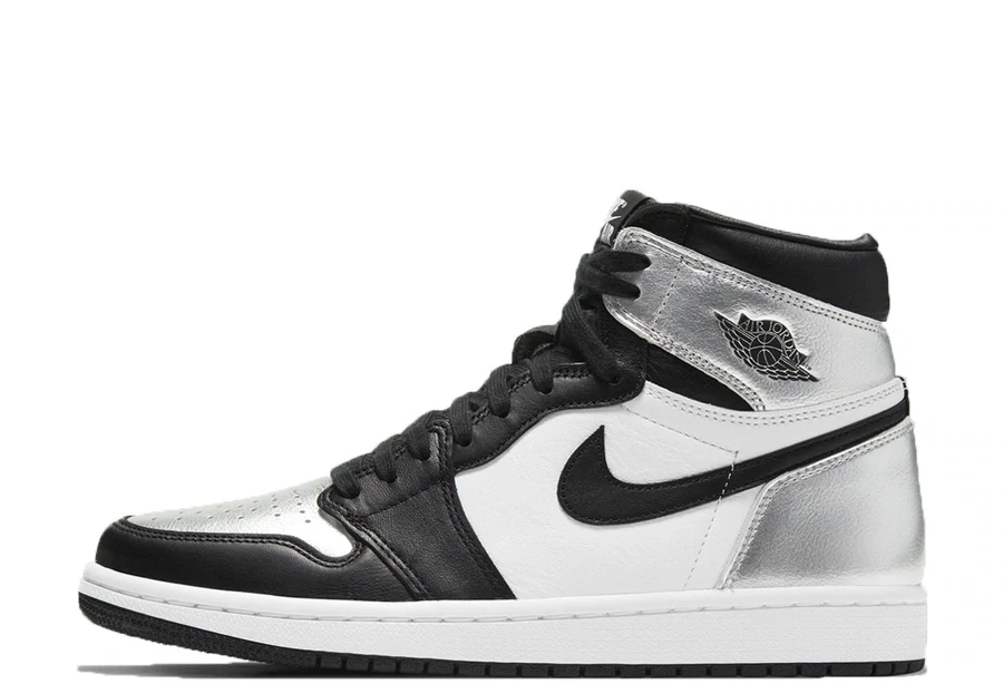 Air Jordan WMNS 1 Retro High Silver Toe Metallic Silver (2021)