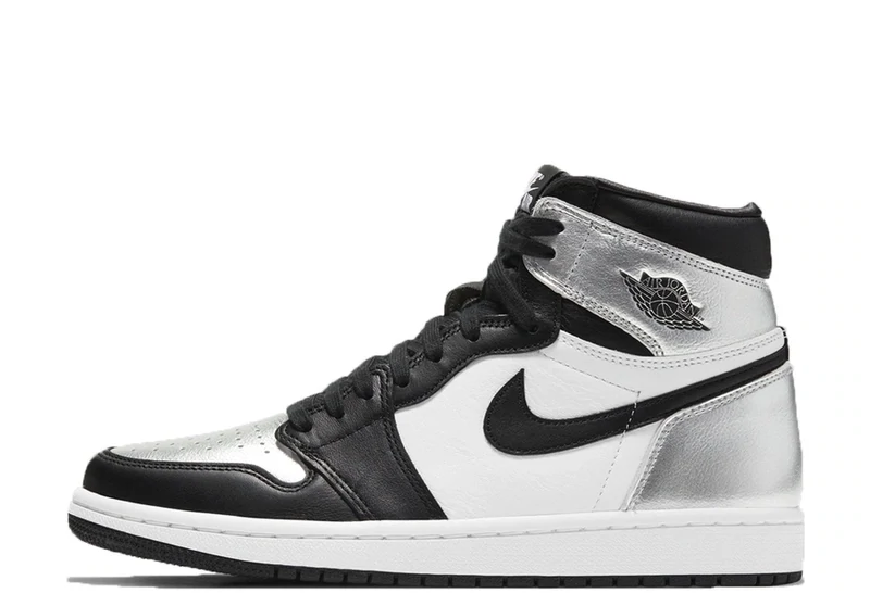 Air Jordan WMNS 1 Retro High Silver Toe Metallic Silver (2021)