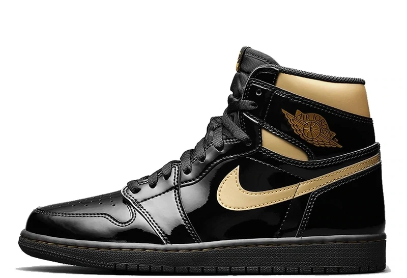 Air Jordan 1 Retro High Black Metallic Gold (2020)