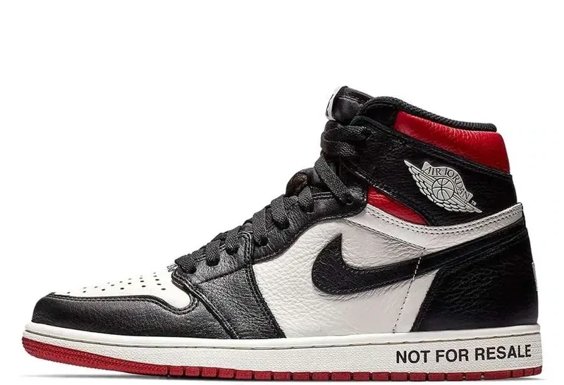 Air Jordan 1 Retro High &#39;Not For Resale&#39; Black Varsity Red (2018)