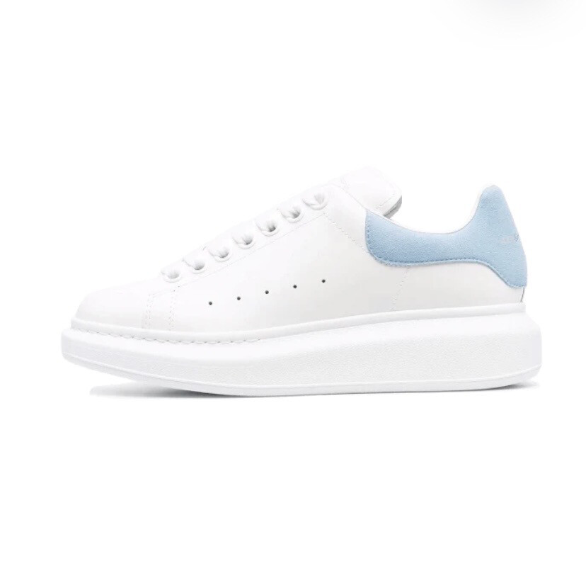 Alexander McQueen Oversized White Powder Blue