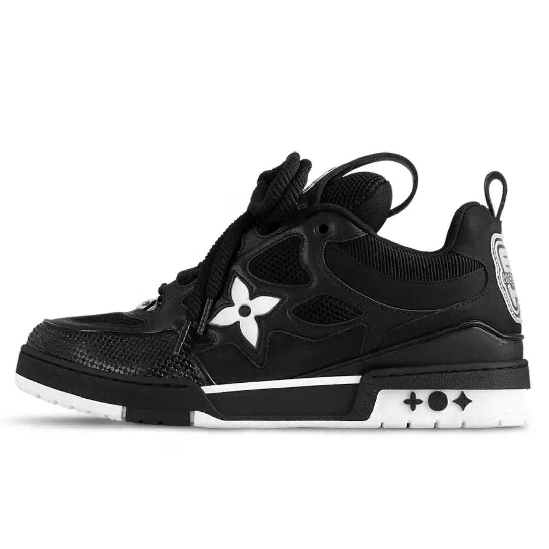 Louis Vuitton LV Skate Sneaker Black Black White