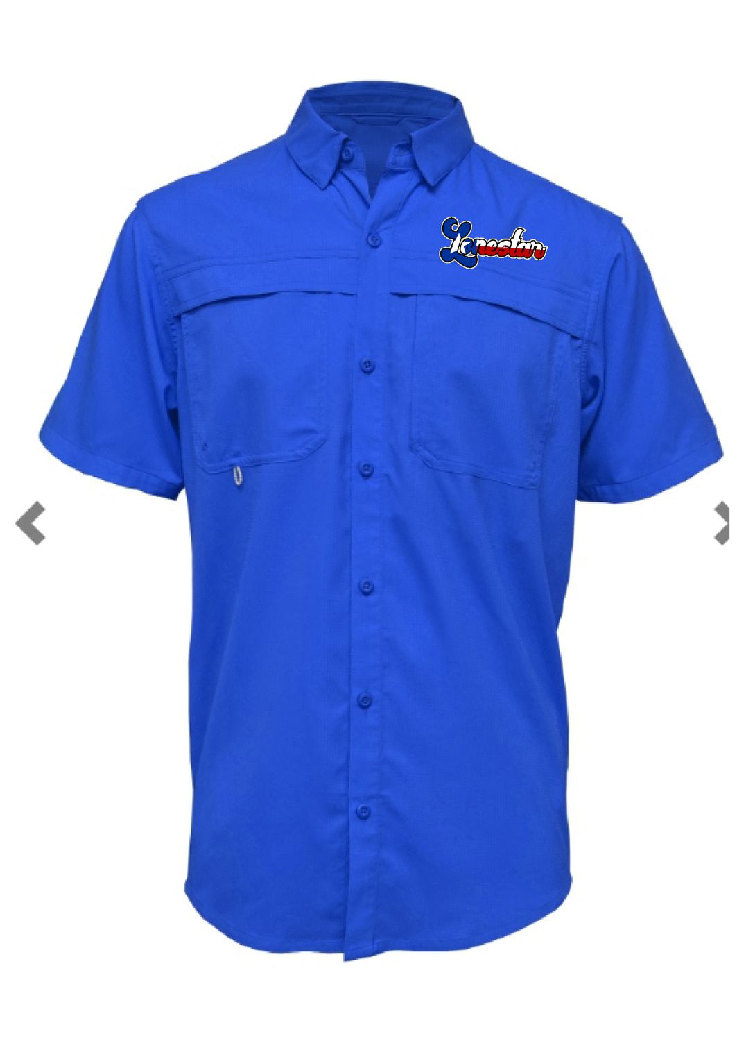 BAW Short Sleeve Fishing Shirt - Royal