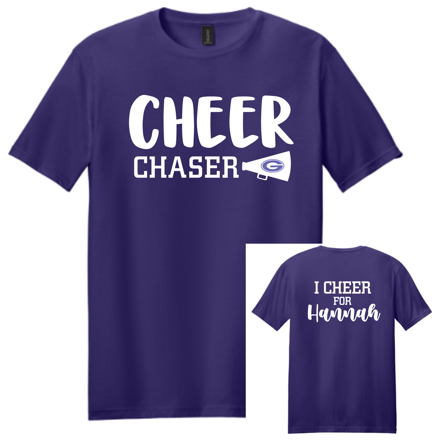Short-Sleeve Sportek Dri-Fit Tee with Custom Name Back