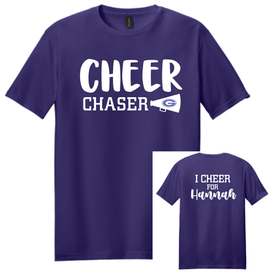 Short-Sleeve Sportek Dri-Fit Tee with Custom Name Back