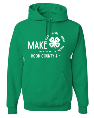 Make Best Better - Hooded Sweatshirt  YS-4X