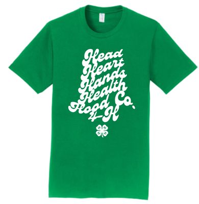 Head Heart Hands Health - Short Sleeve Tee - YS-4X
