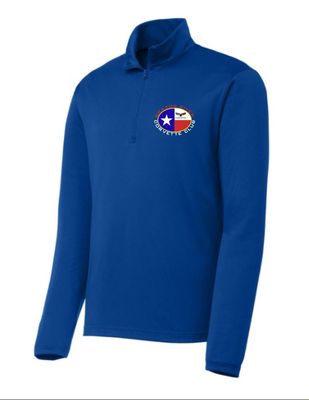 Royal Blue Dri-Fit Quarter-Zip Pullover (UNISEX AS-A4X)
