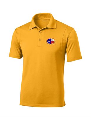 Ladies Gold Dri-Fit Polo Shirt - Embroidered (AS-A4X)