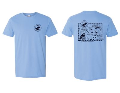Carolina Blue Gildan Soft Style Short Sleeve Tee - Printed (UNISEX YS - A3X)
