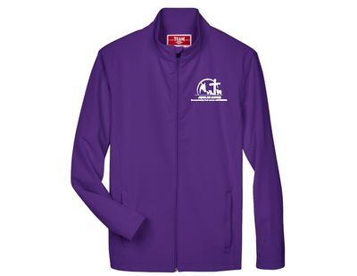 Purple Soft Shell Jacket - Embroidered  (UNISEX AXS-A4X)