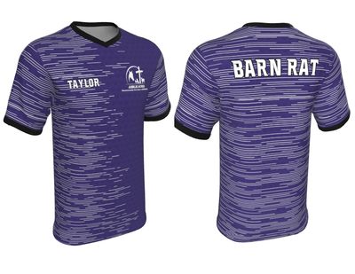Barn Rat Short-Sleeve Sublimated Dri-Fit Tee - Printed  (UNISEX YS-A3X)