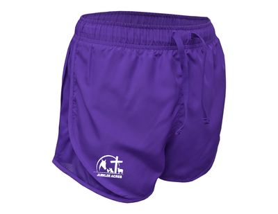 Purple Women's Dri-Fit Shorts - Printed  (AXS-A3X)