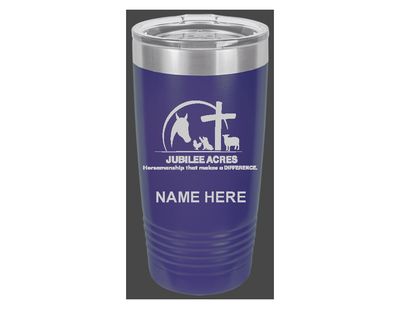20 Oz Tumbler - Laser Engraved - with Name Option
