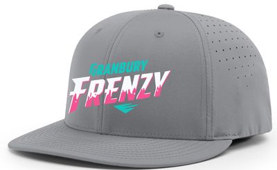 Fitted Richardson 112 - Grey Hat with Logo Embroidered