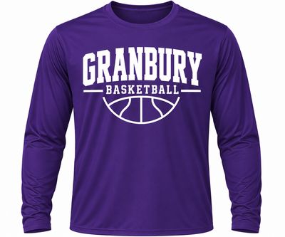 Purple Long Sleeve Dri-Fit Tee YXS-A4X