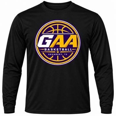 Black Long Sleeve Dri- Fit Tee YXS-A4X