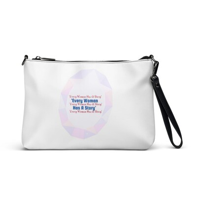 &quot;The SWAB- Every Woman Has A Story - Crossbody bag | Women&#39;s white clutch bag with straps | The Aroma Girl&#39;&quot;