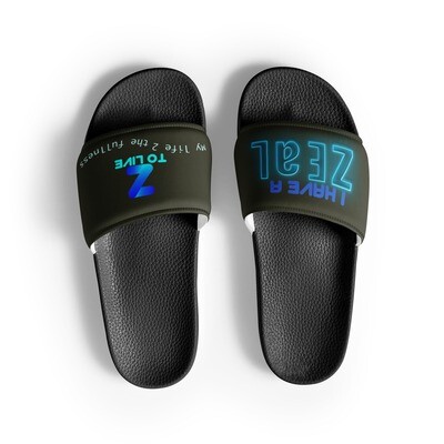 &quot;I have a Zeal&#39; Men’s slides | The Aroma Girl,&quot;