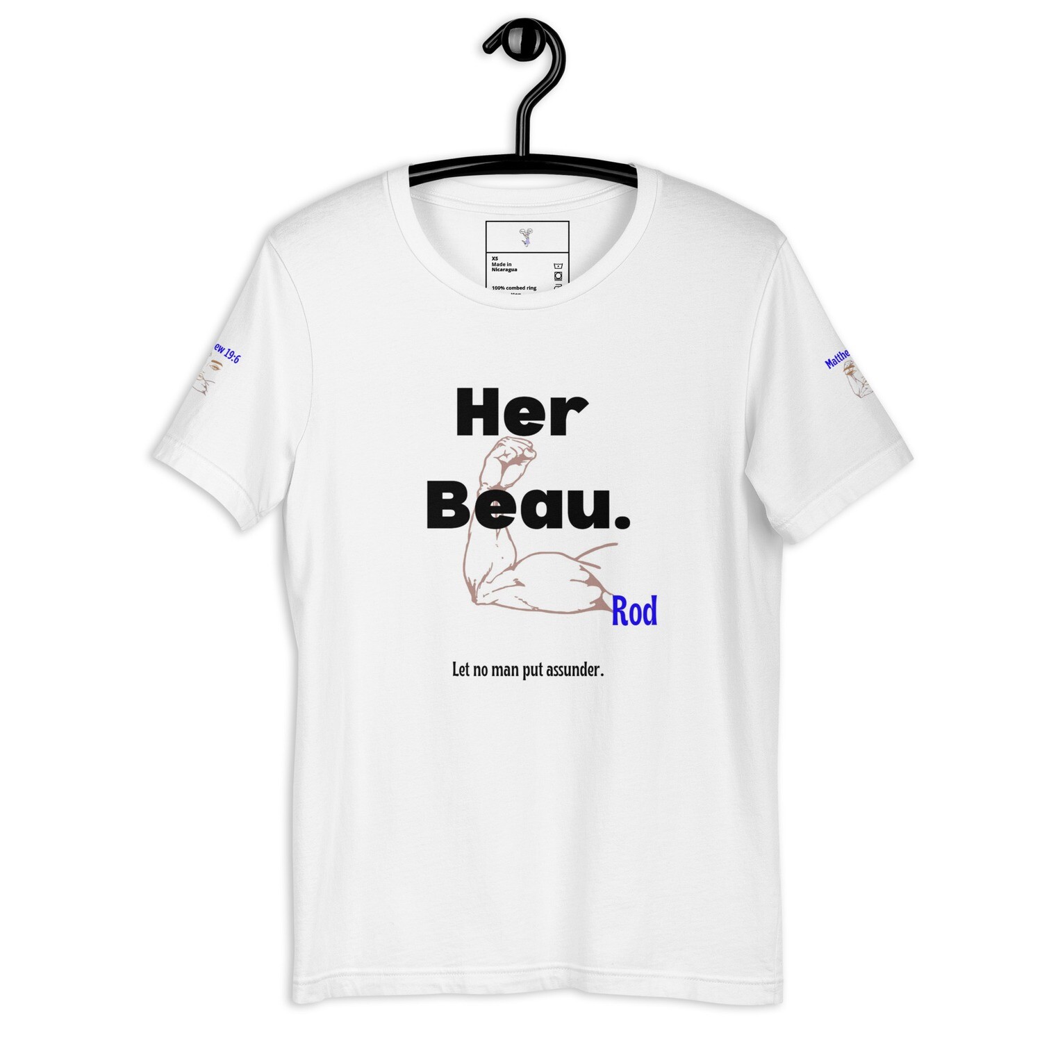 &quot;Beauty and her beau&#39; couple&#39;s Unisex t-shirt | The Aroma Girl.&quot;