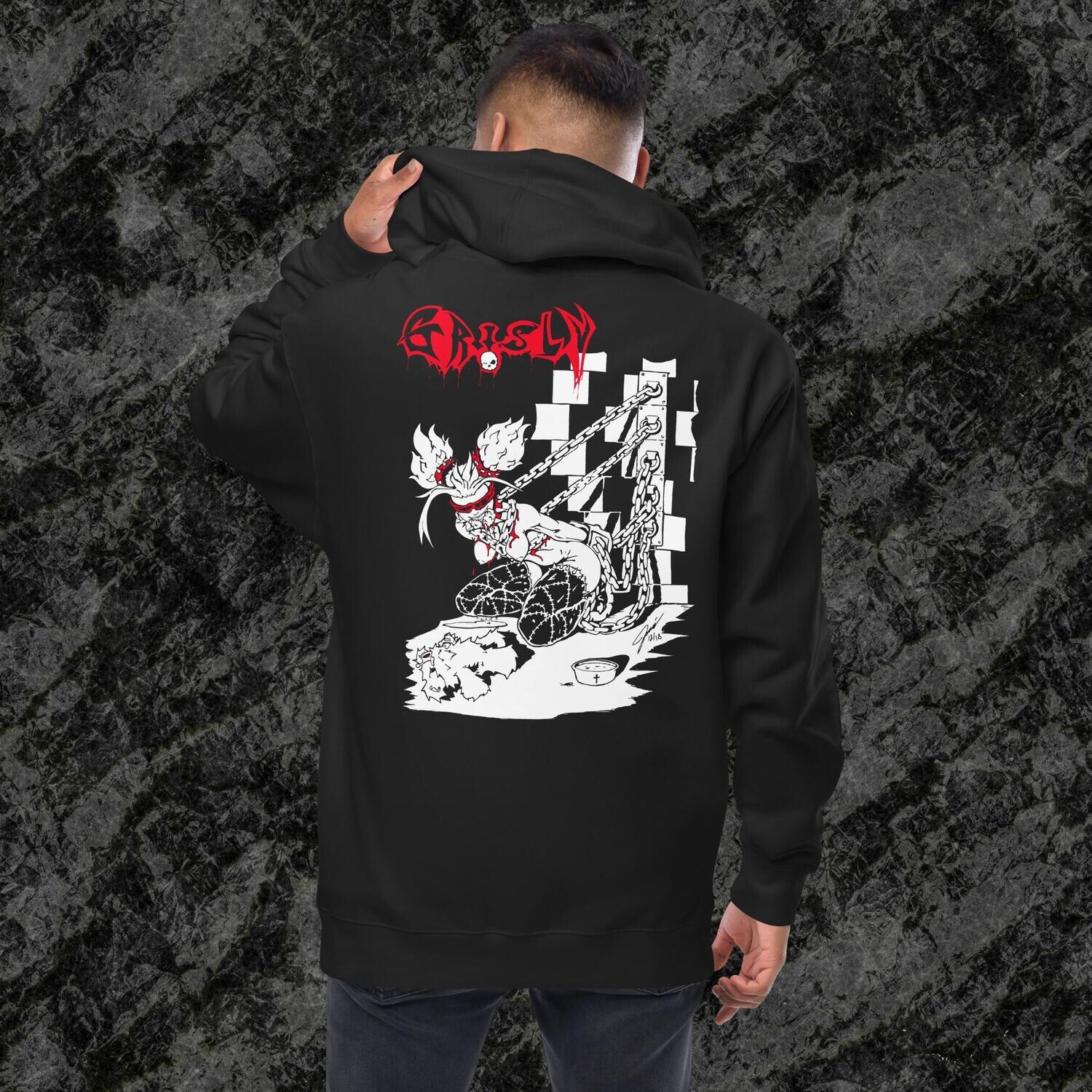 &#39;Chained&#39; zip-up Hoodie