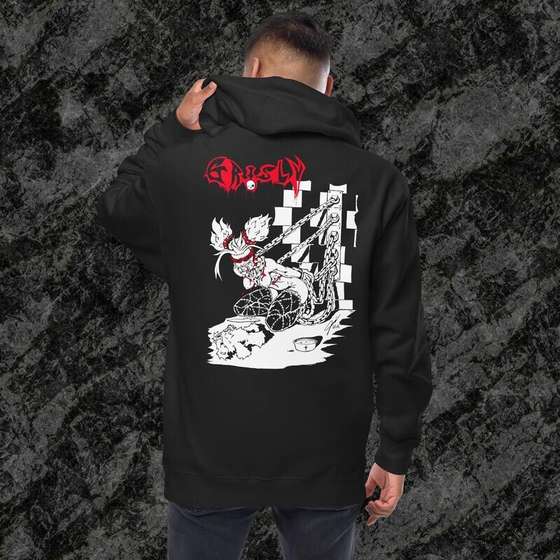 &#39;Chained&#39; zip-up Hoodie