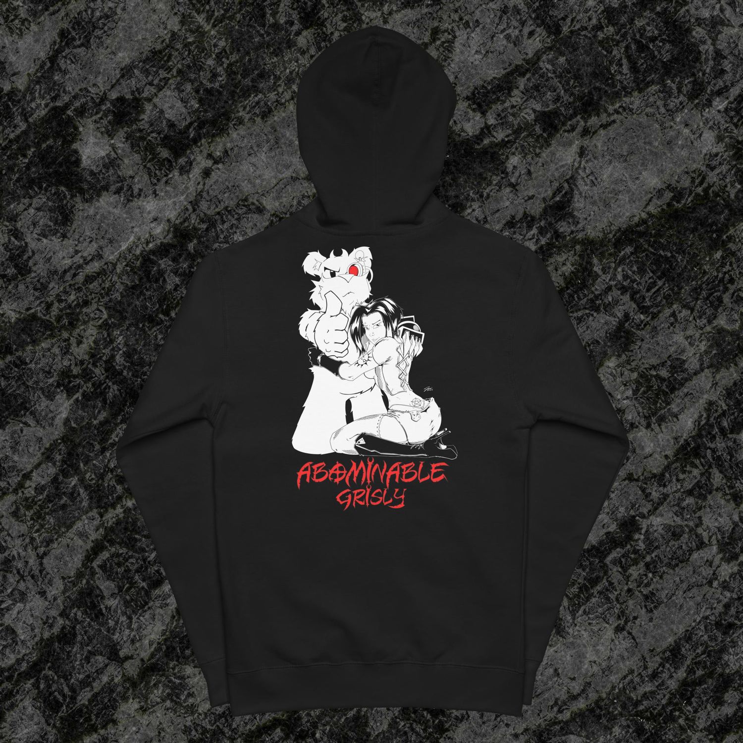 'Hugger' zip-up Hoodie