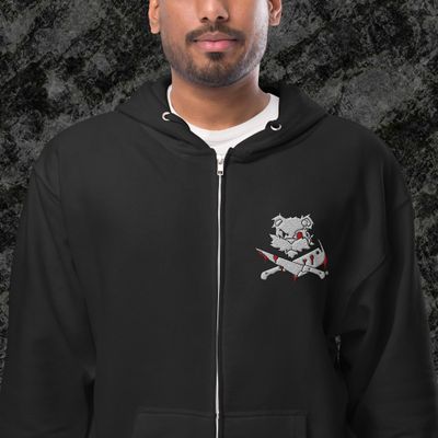 'Hugger' zip-up Hoodie