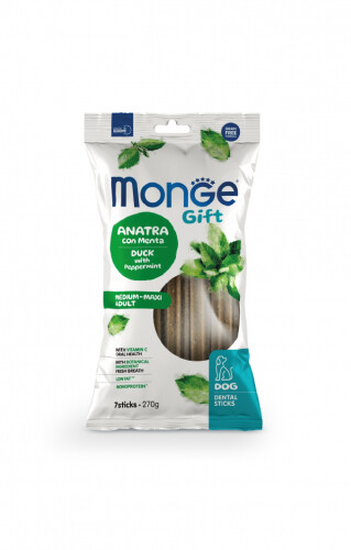 Monge Gift Medium - Maxi Dog Duck With Mint - Dental Stick
