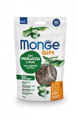 Monge Gift Skin Support Cat With Cod And Aloe Vera - Filled And Crunch