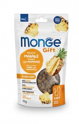 Monge Gift Cat Difficult Appetite Rich In Fresh Pork With Pineapple And Cheese - Meat Mini