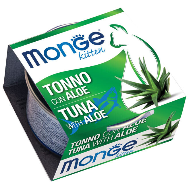 Monge Fruits kitten Tuna With Aloe - Can Cat 80gr