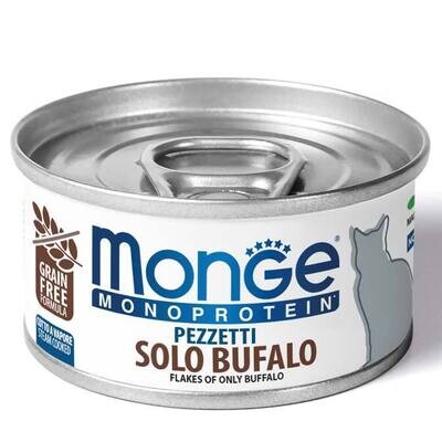 Monge Sfilaccetti Solo Bufalo - Lattina Gatto 80gr