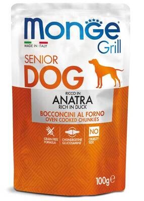 Monge Grill Pouches Senior Duck - Dog 0.1 Kg