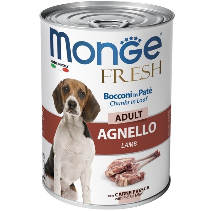 Monge Fresh Adult Lamb - Dog - Can 0.4 Kg