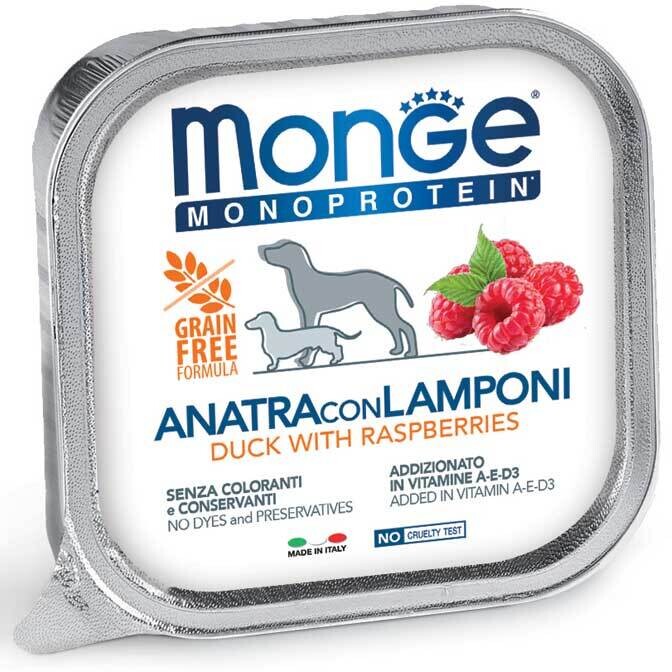 Monge Monoproteic Fruit Duck And Raspberries - Dog - Bowl 0.15 Kg