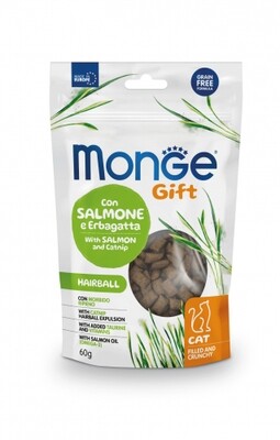 Monge Gift Hairball Cat With Salmon And Herbatta - Filled And Crunch
