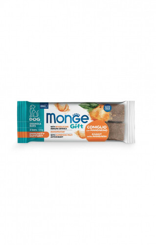 Monge Gift Immunity Support Dog Rabbit With Tangerine - Granola Bar