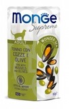 Monge Buste Supreme Adult Tonno, Cozze e Olive - Gatto 80gr