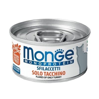 Monge Filfilaccetti Only Turkey - Can Cat 80gr