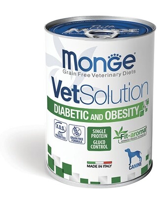 Canine Diabetic-Obesity - Monge Vet Solution - Can 0.4 Kg