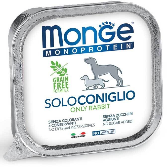 Monge Monoproteic 100% Rabbit Only - Dog - Bowl 0.15 Kg