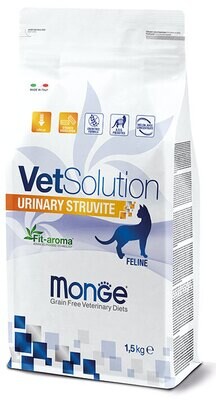 Feline Urinary Struvite - Monge Vet Solution Dry Cat 1.5 Kg