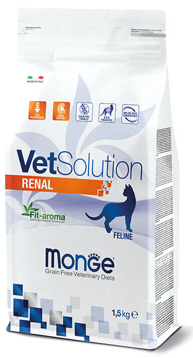 Renal - Monge Vet Solution Dry Cat 1.5 Kg